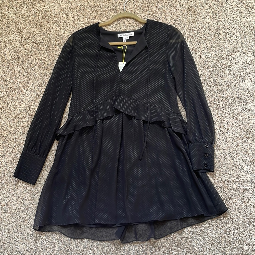 BCBG polka dot dress size XS